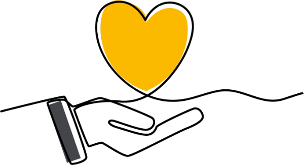 יד מושטת ולב מעליה