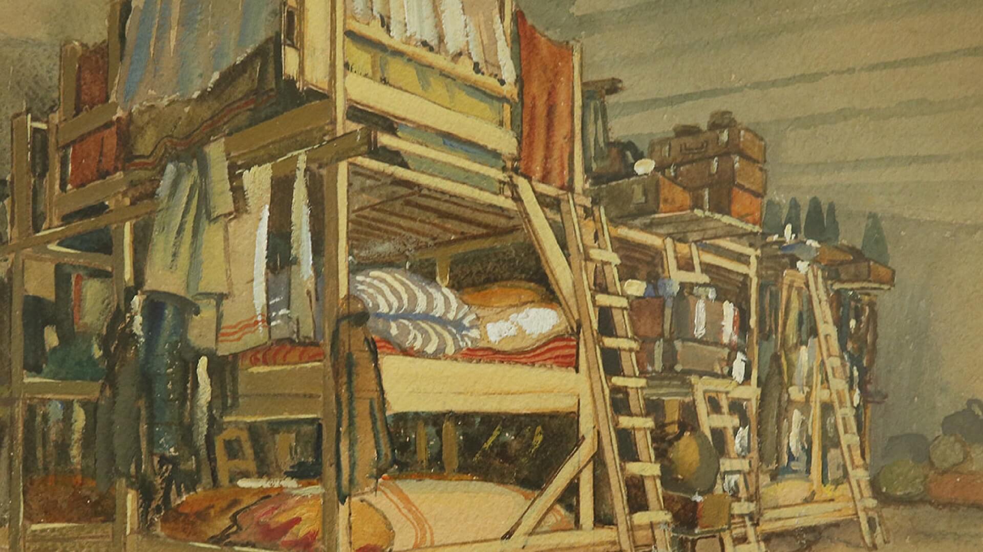 איור מיטה בשואה